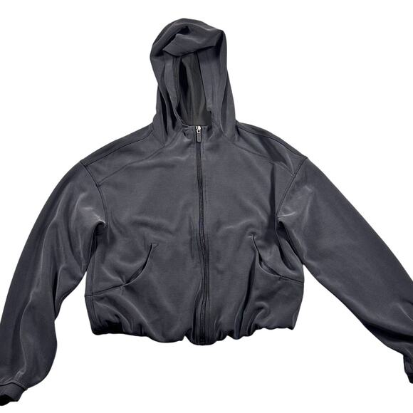 Lululemon Softstreme Full-Zip Hoodie Black Size 2 EUC - Picture 4 of 9